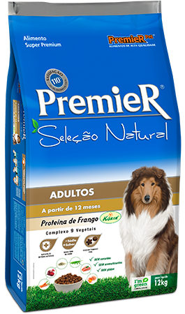 PREMIER SELEÇÃO NATURAL CÃES ADULTO 12 KG