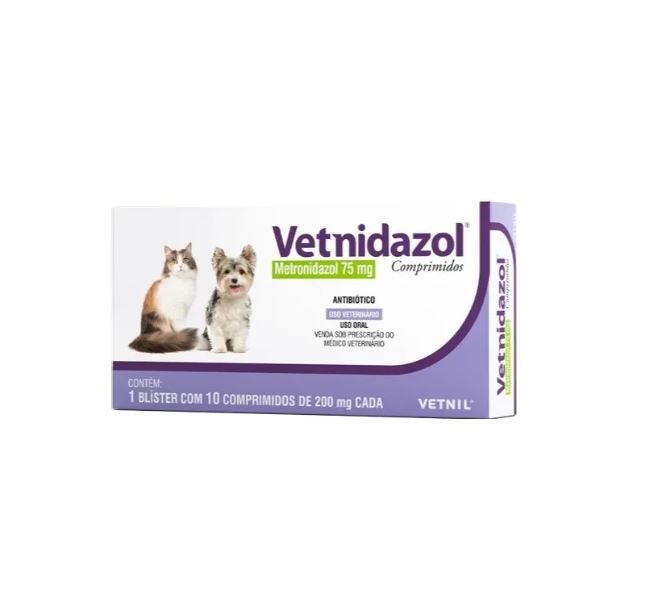 VETNIDAZOL 75MG (10 COMPRIMIDOS)