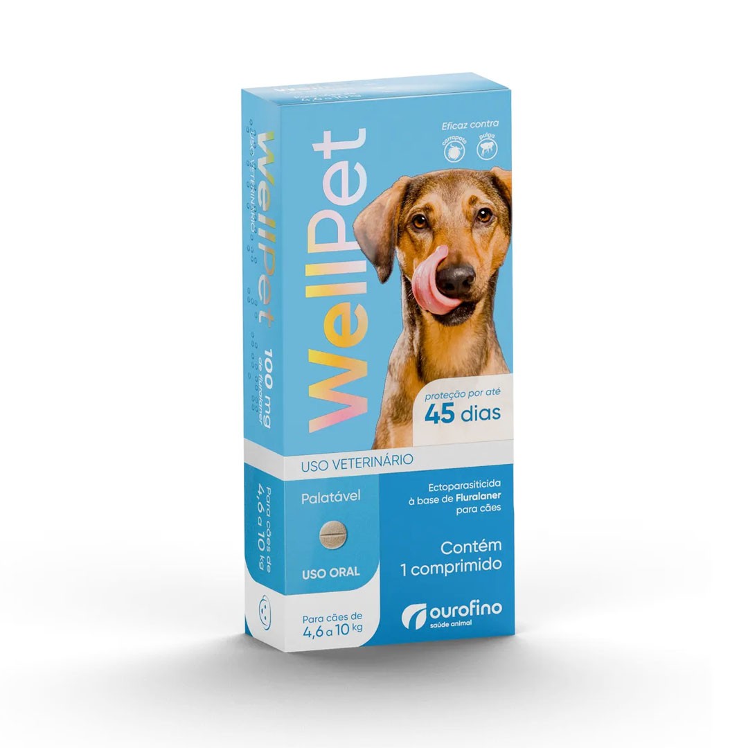 WELLPET 4,6 A 10 KG - 100 MG