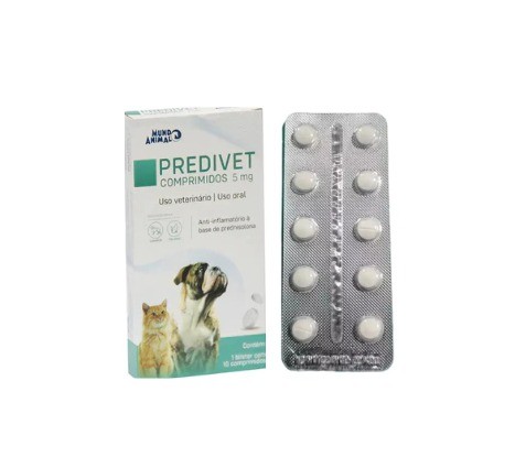 PREDIVET 5 MG 10 COMP