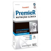 Ração Premier Nutrição Clínica Hipoalergênico para Cães de Médio e Grande Porte Cordeiro e Arroz 10,1kg