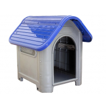 Casinha para Cachorro Medio Porte Plástica Mec N.3 Azul