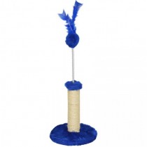 ARRANHADOR 1 PL P PEL LISA AZUL 18X18X23CM