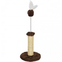 ARRANHADOR 1 PL P PEL LISA MARRON 18X18X23CM