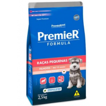 PREMIER FORMULA CÃES RAÇAS PEQUENAS FILHOTE 2,5KG