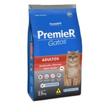 PREMIER AMBIENTES INTERNOS GATOS ADULTOS SALMAO 7,5KG