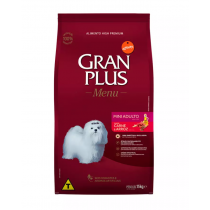 RAÇÃO GRAN PLUS MENU ADULTO MINI CARNE/ARROZ SC 15 KG