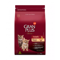 RAÇÃO GRAN PLUS GATO FILHOTE FRANGO/ARROZ 1 KG