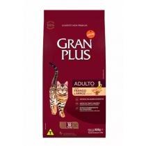 RAÇÃO GRAN PLUS GATO ADULTO PACOTE INDIVIDUAL FRAGO/ARROZ 10,1KG