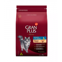 RAÇÃO GRAN PLUS GATO CASTRADO FRANGO/ARROZ 1 KG