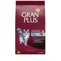 RAÇÃO GRAN PLUS GATO CASTRADO ATUM /ARROZ 10,1KG