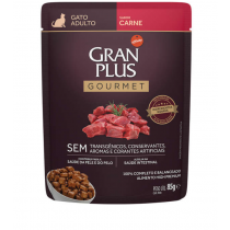 RACAO GP AD GATO CARNE SCH 85G