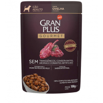 RAÇÃO GRAN PLUS ADULTO OVELHA SACHÊ 100 G