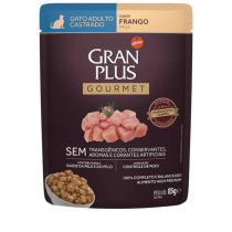 RACAO GP GATO CASTRADO FRANGO SCH 85 G