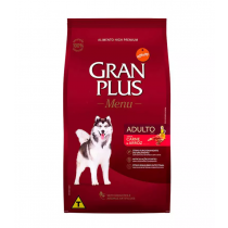 RAÇÃO GRAN PLUS MENU MÉDIO E GRANDE ADULTO CARNE/ARROZ SC 15KG