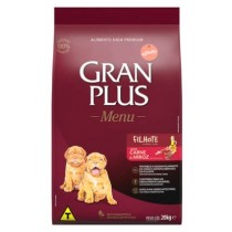 RAÇÃO GRAN PLUS MENU FILHOTE CARNE/ARROZ SC 20 KG