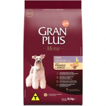 RAÇÃO GRAN PLUS MENU MINI SENIOR FRANGO/ARROZ 10,1 KG