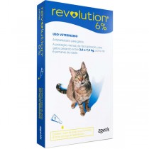Revolution 6% para Gatos de 2,5 a 7,5 kg (45 mg) - Antipulgas e Carrapatos