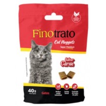 FINOTRATO CAT NUGGETS CARNE GATOS 40 G