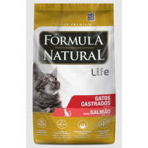 FORMULA NATURAL LIFE GATO CASTRADO SALMAO 7 KG