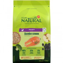 RAÇÃO GATOS GUABI NATURAL SALMÃO/CEVADA 7,5KG