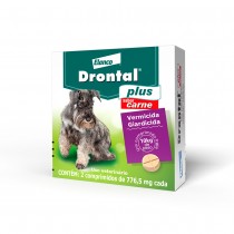 DRONTAL PLUS CARNE 10KG 2 TAB