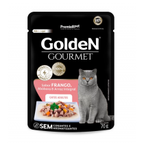 RAÇÃO ÚMIDA GOLDEN GOURMET GATOS AD FGO 70 G