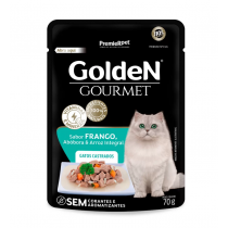 RAÇÃO ÚMIDA GOLDEN GOURMET GATOS AD CAST FGO 70 G