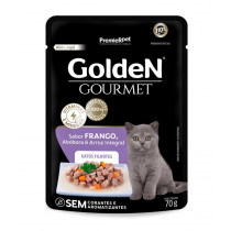 RAÇÃO ÚMIDA GOLDEN GOURMET GATOS FIL FGO 70 G