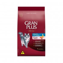 RAÇÃO GRAN PLUS GATO CASTRADO SALMÃO/ARROZ 3KG