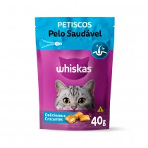 WHISKAS TEMPTATION PELO SAUDAVEL 40 GR