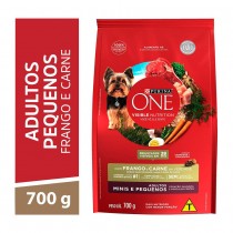 PURINA ONE ADT MIN/ PEQ FGO/ CAR 700 G