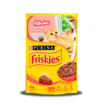 FRISKIES SACHÊ PARA GATOS FILHOTES CARNE AO MOLHO 85G