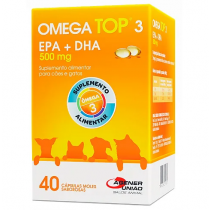 OMEGA TOP 500MG - COM 40 CAPSULAS