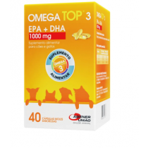 OMEGA TOP 1000MG - COM 40 CAPSULAS