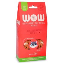 WOW PETISCO NATURAL PARA GATOS FRANGO CROCANTE 50G