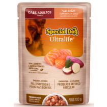 SPECIAL DOG ULTRALIFE SACHE ADULTO SALMÃO 100G