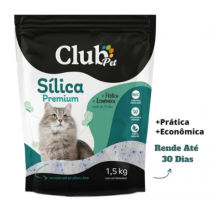 AREIA HIGIÊNICA SILICA PREMIUM 1,5KG CLUB