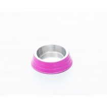COMEDOURO ALUMINIO PESADO FILHOTE ROSA