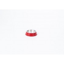 COMEDOURO ALUMINIO PESADO FILHOTE VERMELHO