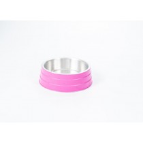 COMEDOURO ALUMINIO PESADO GIGANTE ROSA