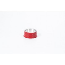 COMEDOURO ALUMINIO PESADO MINI VERMELHO