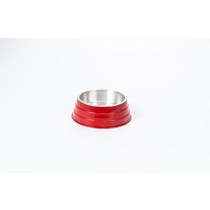 COMEDOURO ALUMINIO PESADO MEDIO VERMELHO