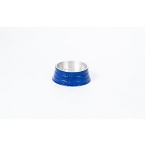 COMEDOURO ALUMINIO PESADO PEQUENO AZUL