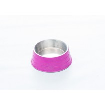 COMEDOURO ALUMINIO PESADO PEQUENO ROSA