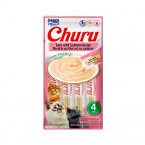 CHURU ATUM C/ SALMAO PACOTE C/ 4 SACHES 14G