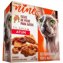 MINI SNACK NINE CAT SABORES TILÁPIA + ATUM