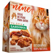 MINI SNACK NINE CAT SABORES TILÁPIA + SARDINHA