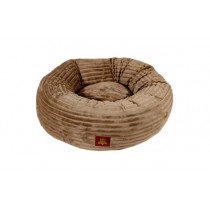 CAMA PUFF SUPER LUXO G - CANELADO CINZA
