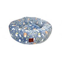 CAMA PUFF SUPER LUXO G- RAPOSA AZUL